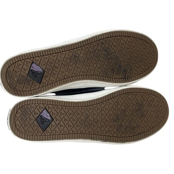 Sperry Crest Vibe Sneakers Womens 9 Black Leather Casual Boat Preppy SlipOn Shoe - Picture 9 of 9